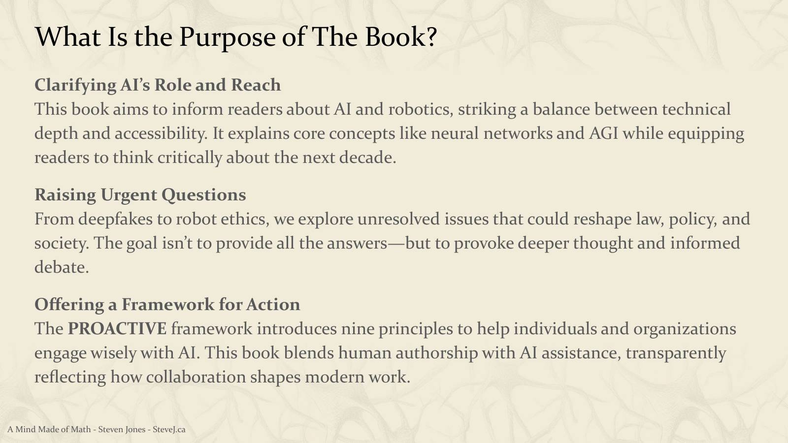 Slide 4: What Is the Purpose of The Book?