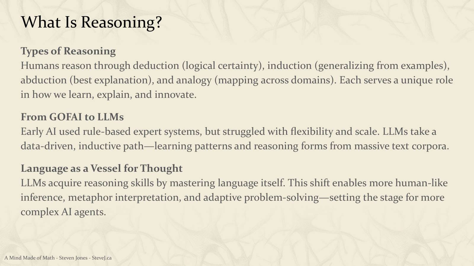 Slide 37: What Is Reasoning?