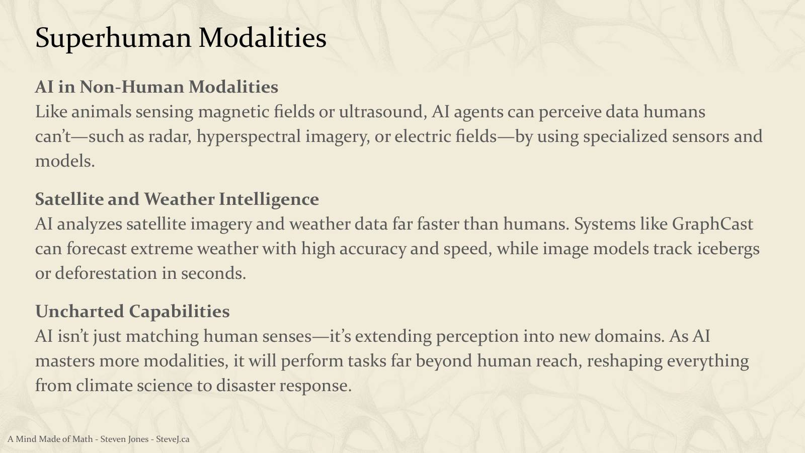 Slide 73: Superhuman Modalities