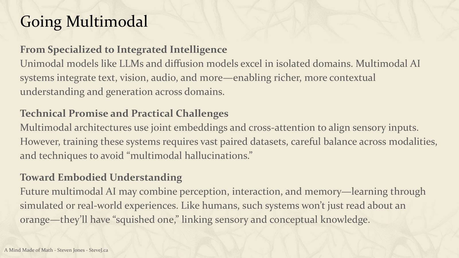 Slide 74: Going Multimodal