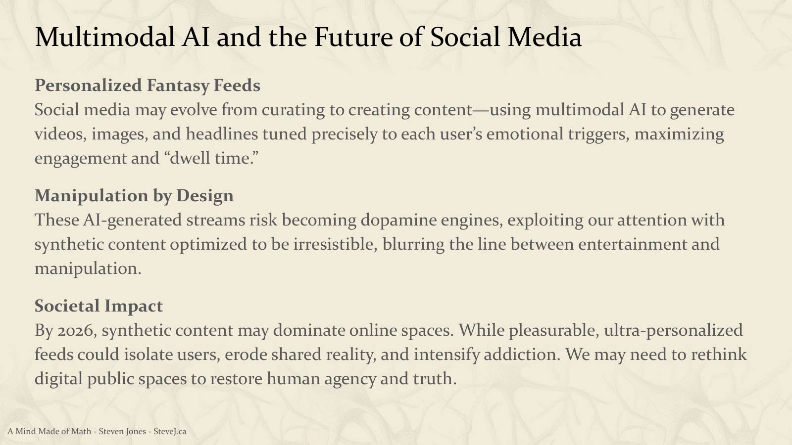 Slide 77: Multimodal AI and the Future of Social Media