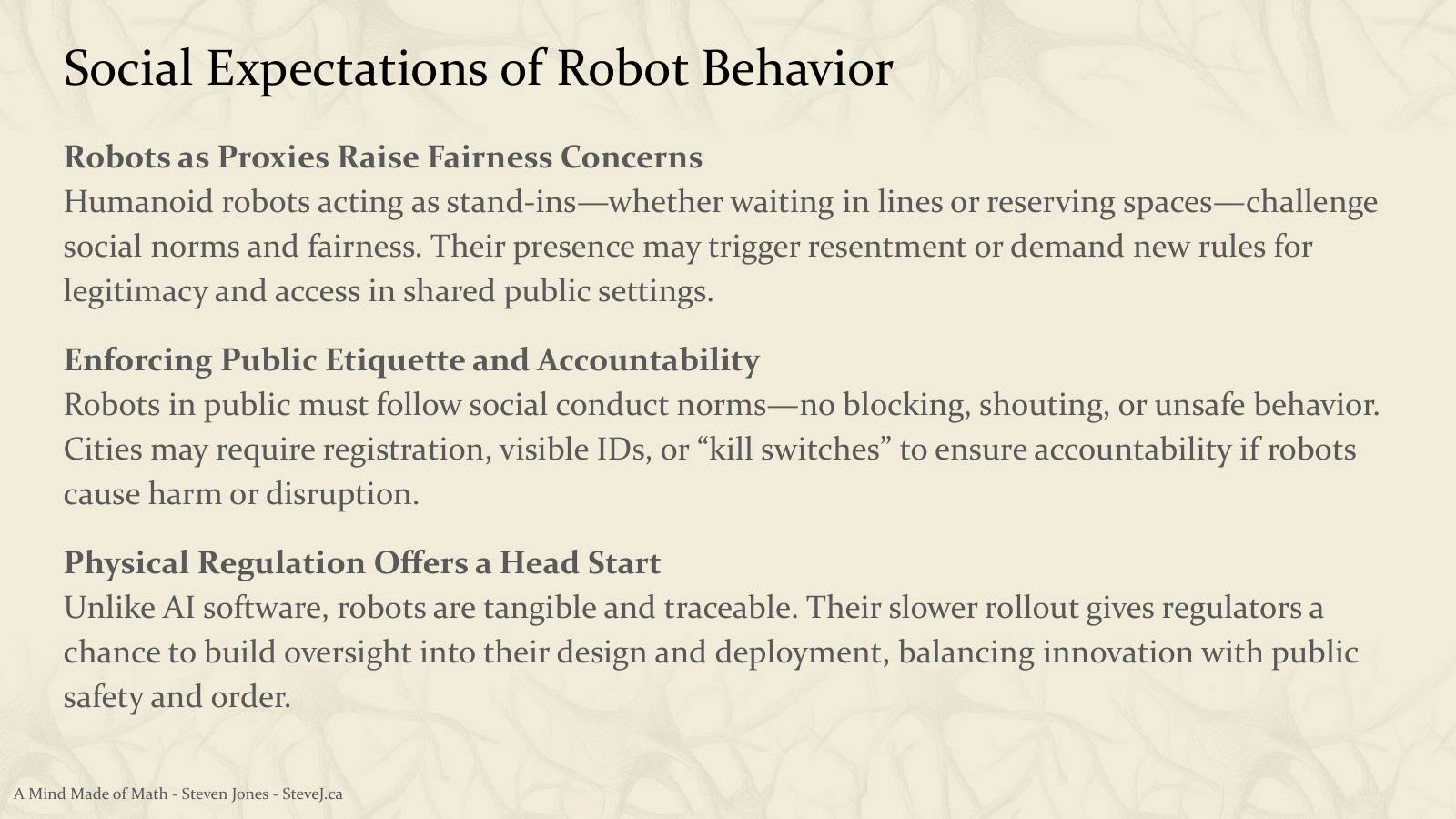 Slide 86: Social Expectations of Robot Behavior