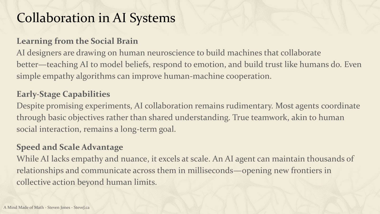 Slide 91: Collaboration in AI Systems