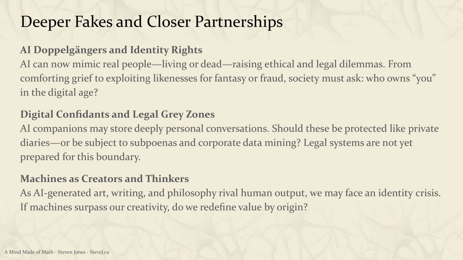 Slide 108: Deeper Fakes and Closer Partnerships