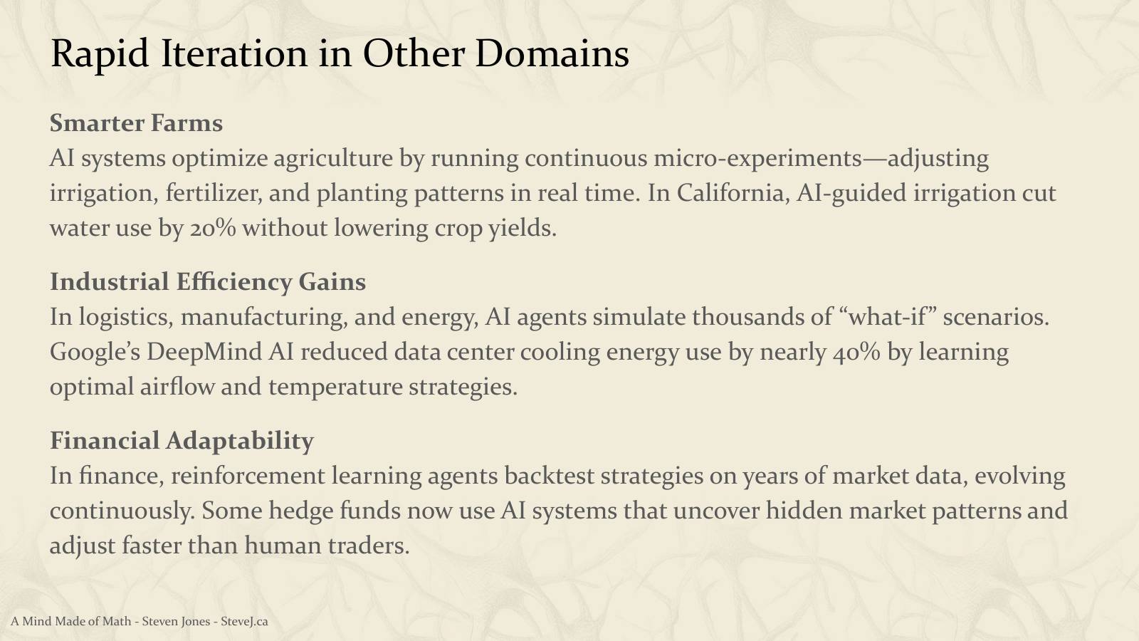 Slide 111: Rapid Iteration in Other Domains